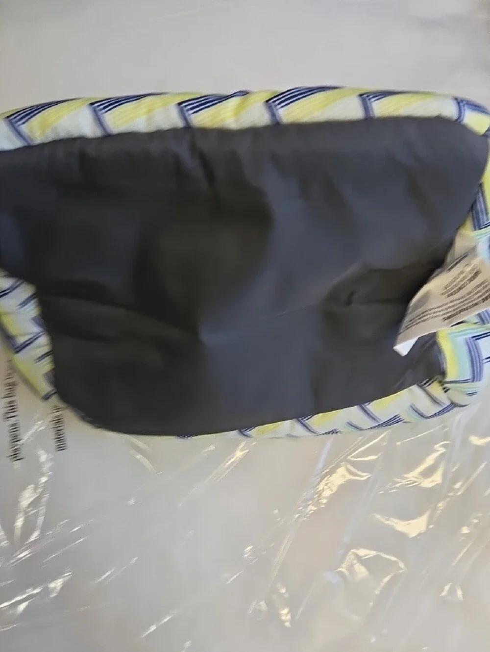 Plush Small Pet Hideaway House in Blue & Yellow